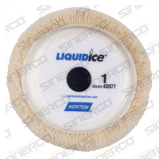 Imagen de BORLA P/PULIDO NORGRIP LIQUID ICE 3" -LANA NATURAL