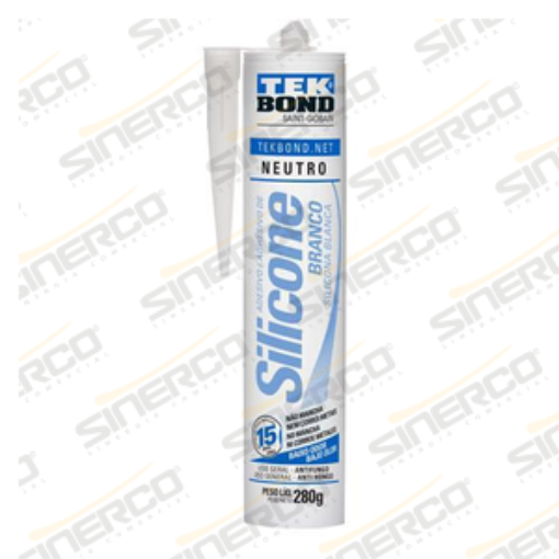Imagen de SILICONA NEUTRA USO GENERAL TEKBOND 280/280G/ML CARTUCHO BLANCO