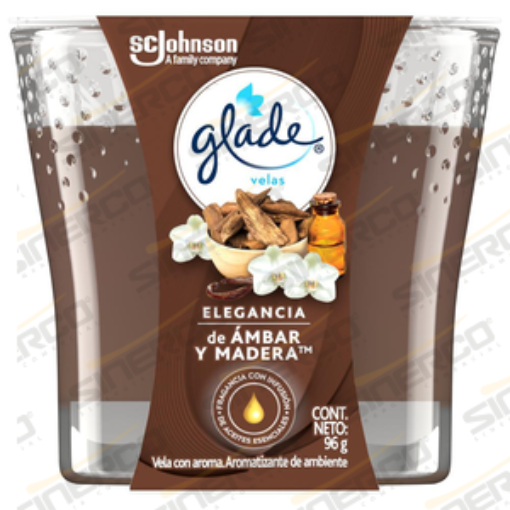 Imagen de GLADE VELA 96G ELEG AMBR Y MADERA