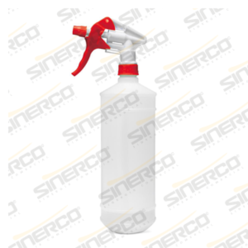Imagen de ENVASE 1LT C/ATOMIZADOR USO RUDO BLANCO C/ROJO