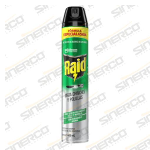 Imagen de RAID ESP CHINCHE&POLILLA 400 ML /12 MX
