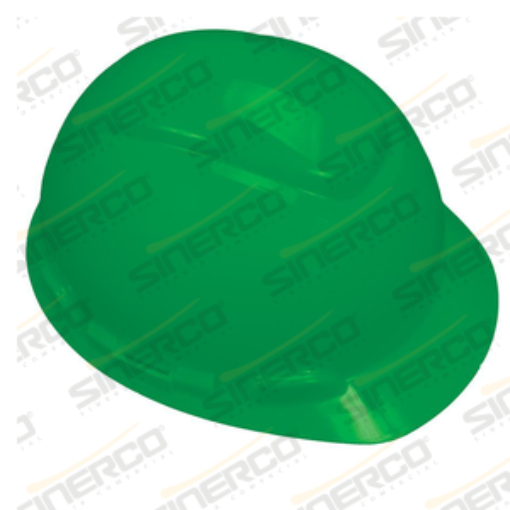 Imagen de CASCO VERDE CON SUSPENSION DE INTERVALO 8 PUNTOS