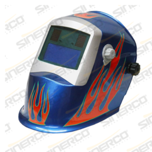 Imagen de CARETA ELECTRONICA ACTRON FLAMA AMARILLA