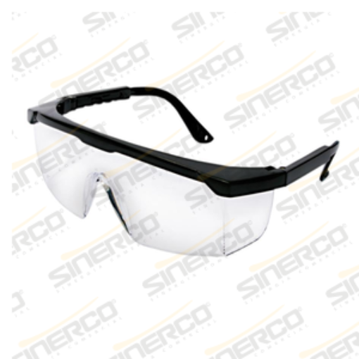 Imagen de LENTE SEGURIDAD CLARO + ARMAZON NEGRO