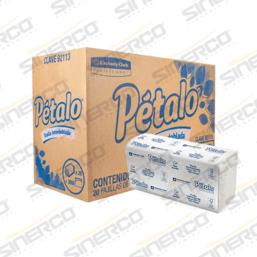 Imagen de KCP 92113 PETALO TOALLA INTERDOBLADA 150 HOJAS 20 PAQUETES